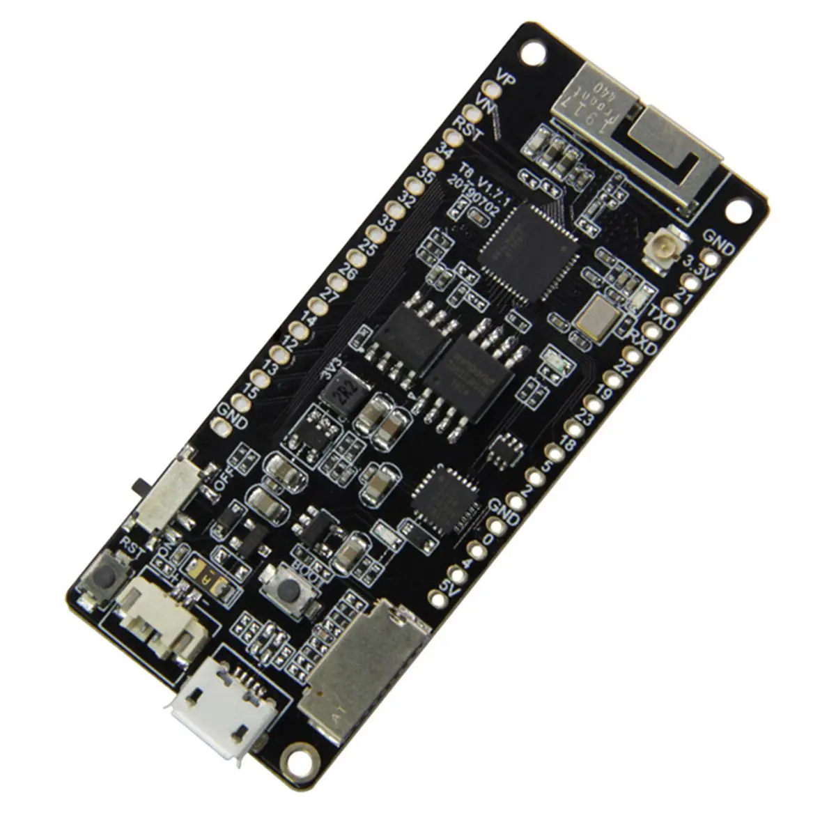 (ABGQ) T8 Rev1 Development Board Motherboard V1.7 ESP32 WROVER Electronic Module 4MB FLASH 8MB PSRAM
(ABGQ) T8 Rev1 Development Board Motherboard V1.7 ESP32 WROVER Electronic Module 4MB FLASH 8MB PSRAM