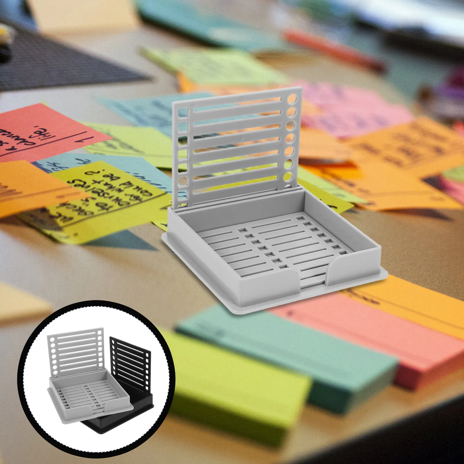 2Pcs Dual-Slot Organizer Holder for Desk Teachers Office Space Saving Nonslip Memo Pad Dispenser Note Paper Holder
2Pcs Dual-Slot Organizer Holder for Desk Teachers Office Space Saving Nonslip Memo Pad Dispenser Note Paper Holder