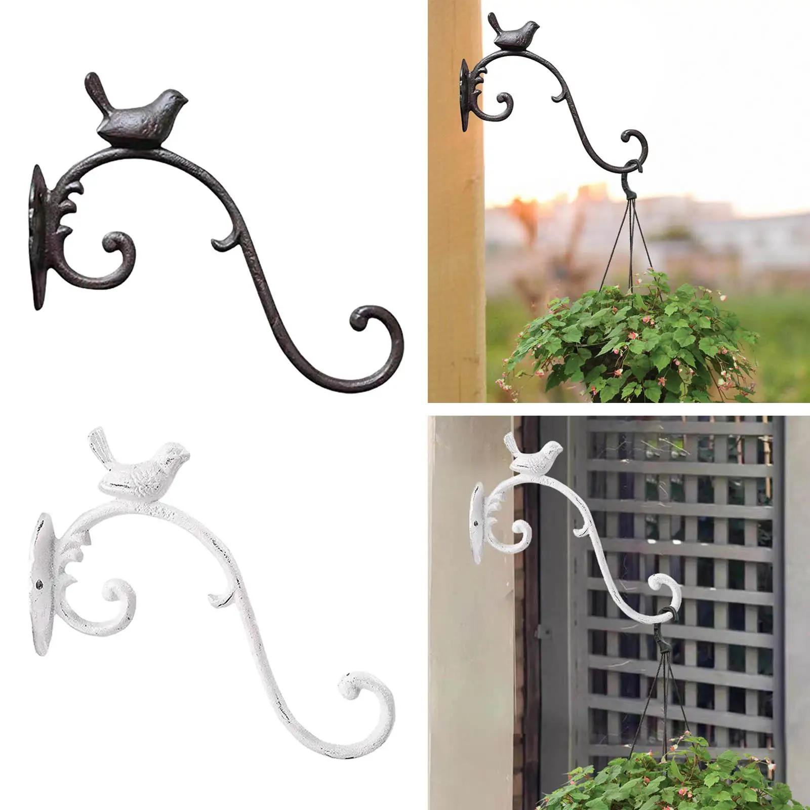 Cast Iron Bird Statue Wall Plant Hanger Length 25cm Decorative Patio Decoration
Cast Iron Bird Statue Wall Plant Hanger Length 25cm Decorative Patio Decoration