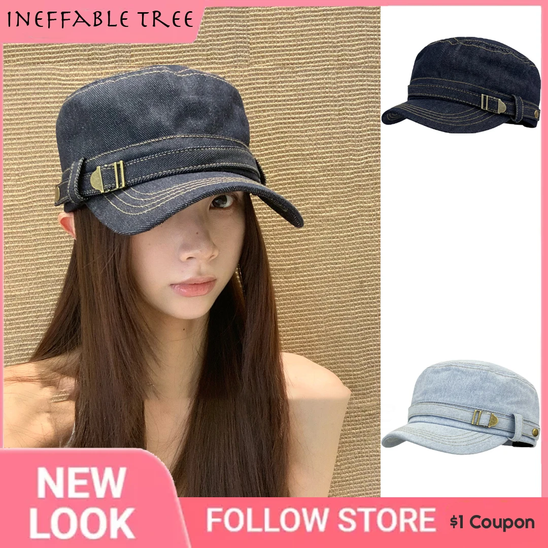 Y2K Denim Flat Top Painter Beret Caps for Men and Women Spring Summer Outdoor Travel Wide Brim British Peaked Hip-hop Hat Gorras
Y2K Denim Flat Top Painter Beret Caps for Men and Women Spring Summer Outdoor Travel Wide Brim British Peaked Hip-hop Hat Gorras