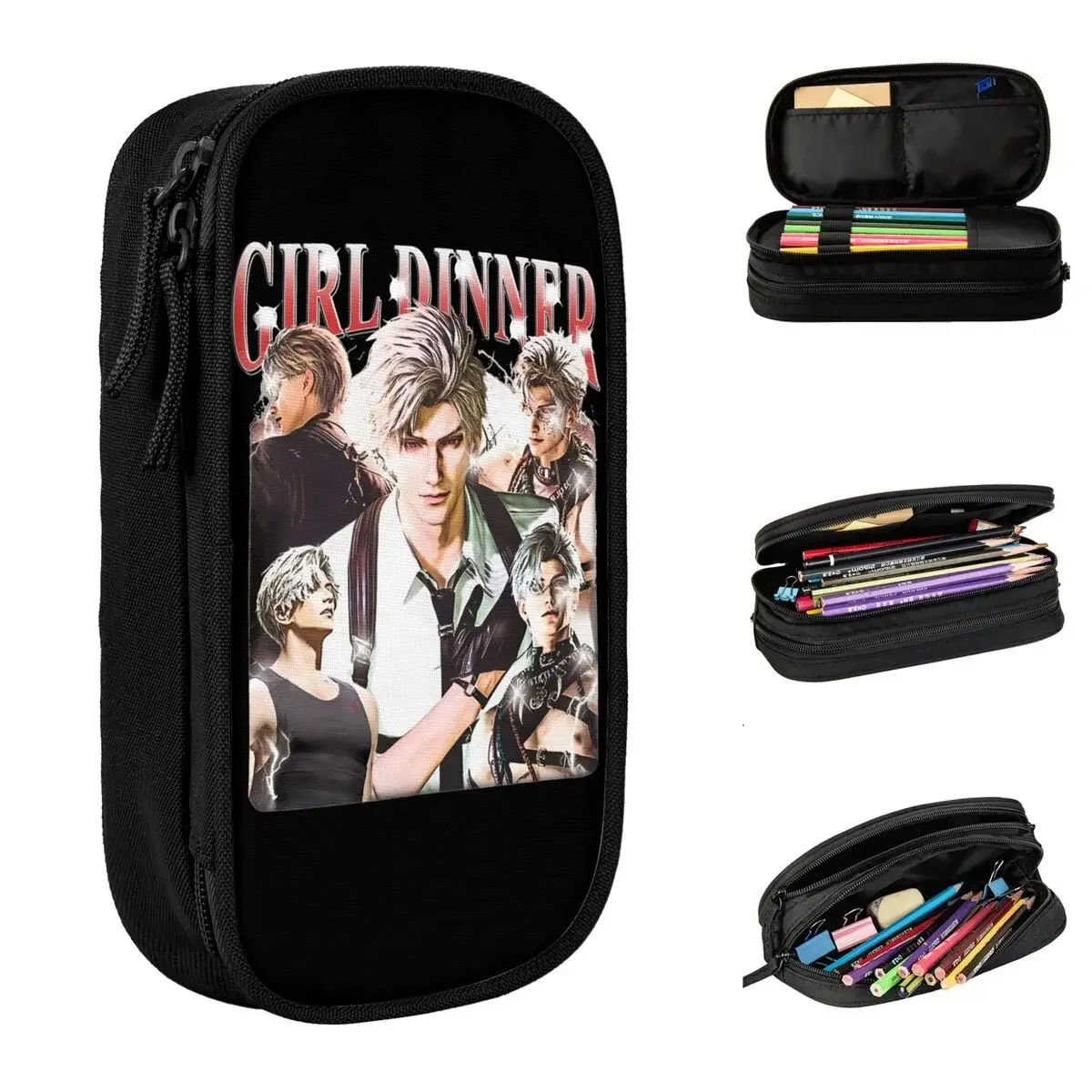 Girl Dinner Sylus Love And Deepspace Pencil Cases Fashion Pen Box Bags Girls Boys Big Capacity Students School Gifts Pencil Box
Girl Dinner Sylus Love And Deepspace Pencil Cases Fashion Pen Box Bags Girls Boys Big Capacity Students School Gifts Pencil Box