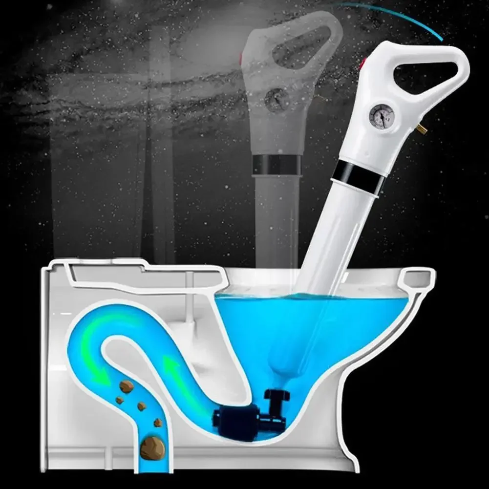 Toilet Plungers Drain Unblocker High Pressure Air Drain Dredge Cleaner Equipment Pneumatic Blaster Pipe Manual Clogged Powe
Toilet Plungers Drain Unblocker High Pressure Air Drain Dredge Cleaner Equipment Pneumatic Blaster Pipe Manual Clogged Powe
