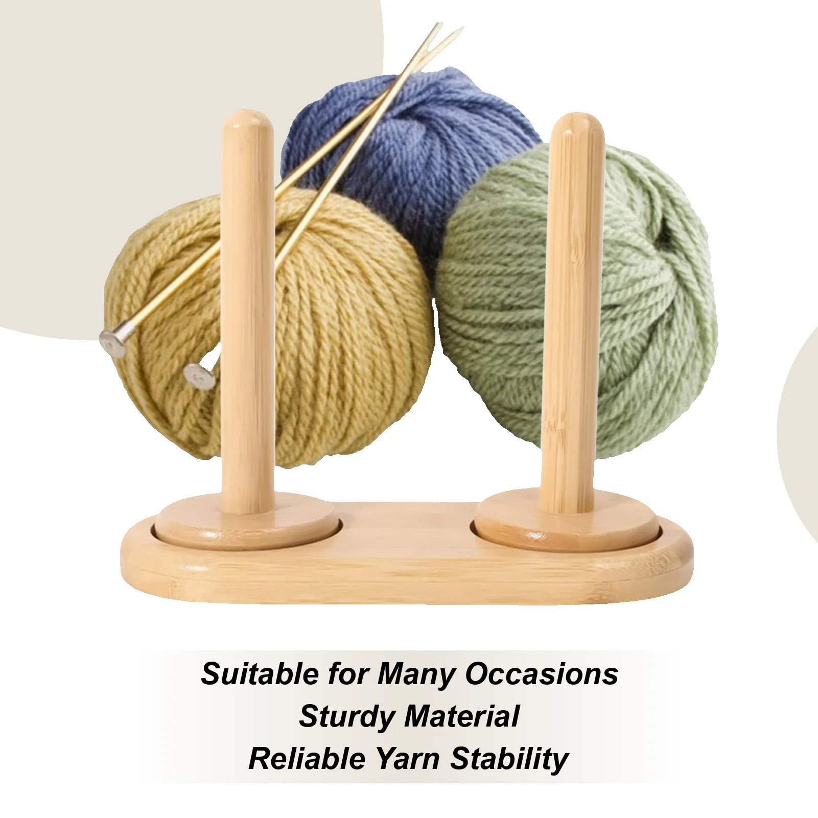 Держатель для шариков пряжи, диспенсер для вязальных ниток, двойной подшипник, деревянный держатель для пряжи, подставка для намотки, органайзер для вышивки, вязания крючком
Держатель для шариков пряжи, диспенсер для вязальных ниток, двойной подшипник, деревянный держатель для пряжи, подставка для намотки, органайзер для вышивки, вязания крючком