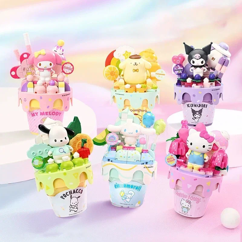 Keeppley Sanrio строительные блоки конус для мороженого Hello Kitty Kuromi Pochacco Cinnamoroll кирпичи модель мини-кирпичная фигурка детские игрушки
Keeppley Sanrio строительные блоки конус для мороженого Hello Kitty Kuromi Pochacco Cinnamoroll кирпичи модель мини-кирпичная фигурка детские игрушки