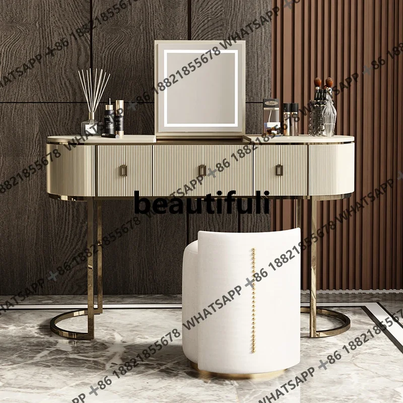 New arrive Modern minimalist light luxury high-end Italian dressing table modern minimalist flip makeup table bedroom
New arrive Modern minimalist light luxury high-end Italian dressing table modern minimalist flip makeup table bedroom