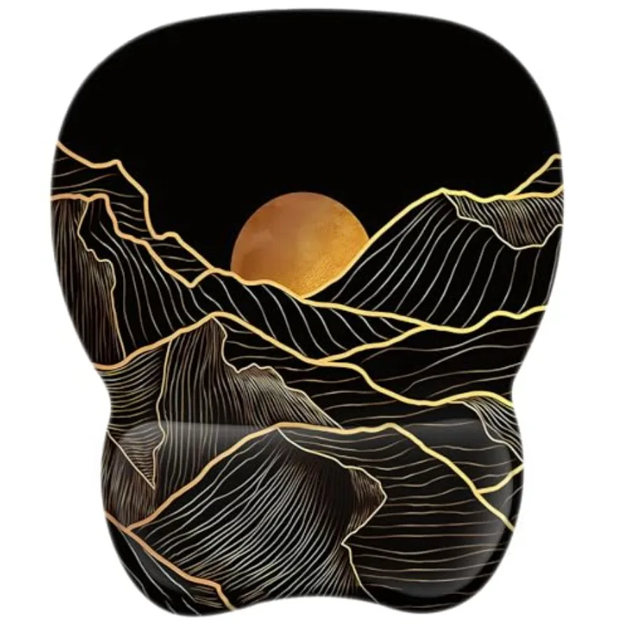Ergonomic Mouse Pad with Wrist Support, Mousepad with Memory Foam Wrist Rest and Non-Slip Base for Computer, Cafe, Home and Off
Ergonomic Mouse Pad with Wrist Support, Mousepad with Memory Foam Wrist Rest and Non-Slip Base for Computer, Cafe, Home and Off