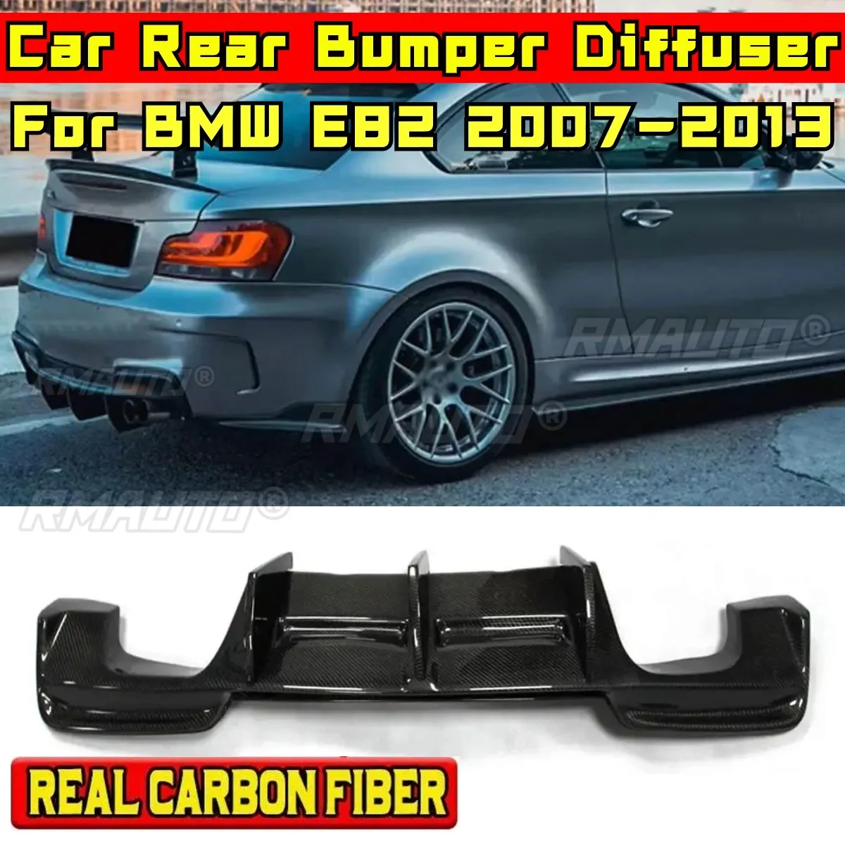 Автомобильные аксессуары для BMW E82 2007-2013, диффузор для заднего бампера BMW E82 из натурального углеродного волокна, комплект для защиты заднего бампера
Автомобильные аксессуары для BMW E82 2007-2013, диффузор для заднего бампера BMW E82 из натурального углеродного волокна, комплект для защиты заднего бампера