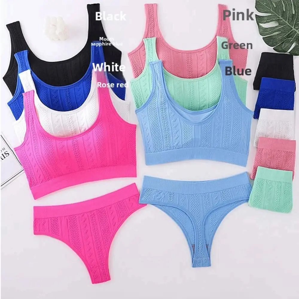 Minimalist Sports Underwear Bra Set Thong Set T-back Shorts Suit Yoga Vest Fitness Bra Panties Solid Color Butt Lifter Briefs
Minimalist Sports Underwear Bra Set Thong Set T-back Shorts Suit Yoga Vest Fitness Bra Panties Solid Color Butt Lifter Briefs