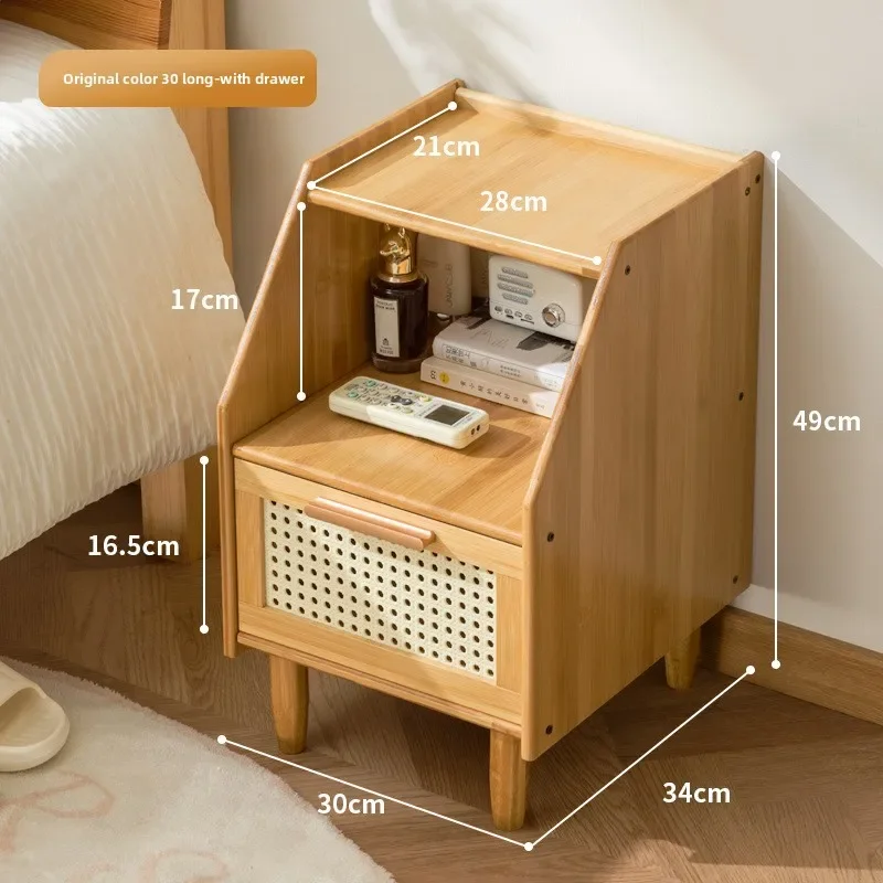 Modern Solid wood bedside table Small apartment sofa side cabinet Rattan edge few storage locker corner few small cabinets
Modern Solid wood bedside table Small apartment sofa side cabinet Rattan edge few storage locker corner few small cabinets