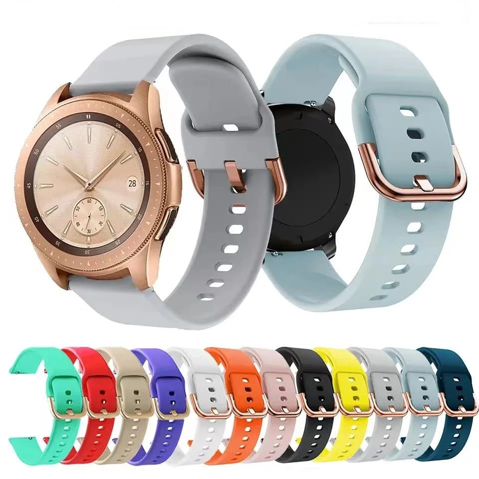 20mm 22mm Silicone Strap for Huawei Watch GT3-2/Amazfit GTR/GTS/Actice 2 Rose Gold Buckle for Samsung Galaxy Watch 6/5/4/3 band
20mm 22mm Silicone Strap for Huawei Watch GT3-2/Amazfit GTR/GTS/Actice 2 Rose Gold Buckle for Samsung Galaxy Watch 6/5/4/3 band