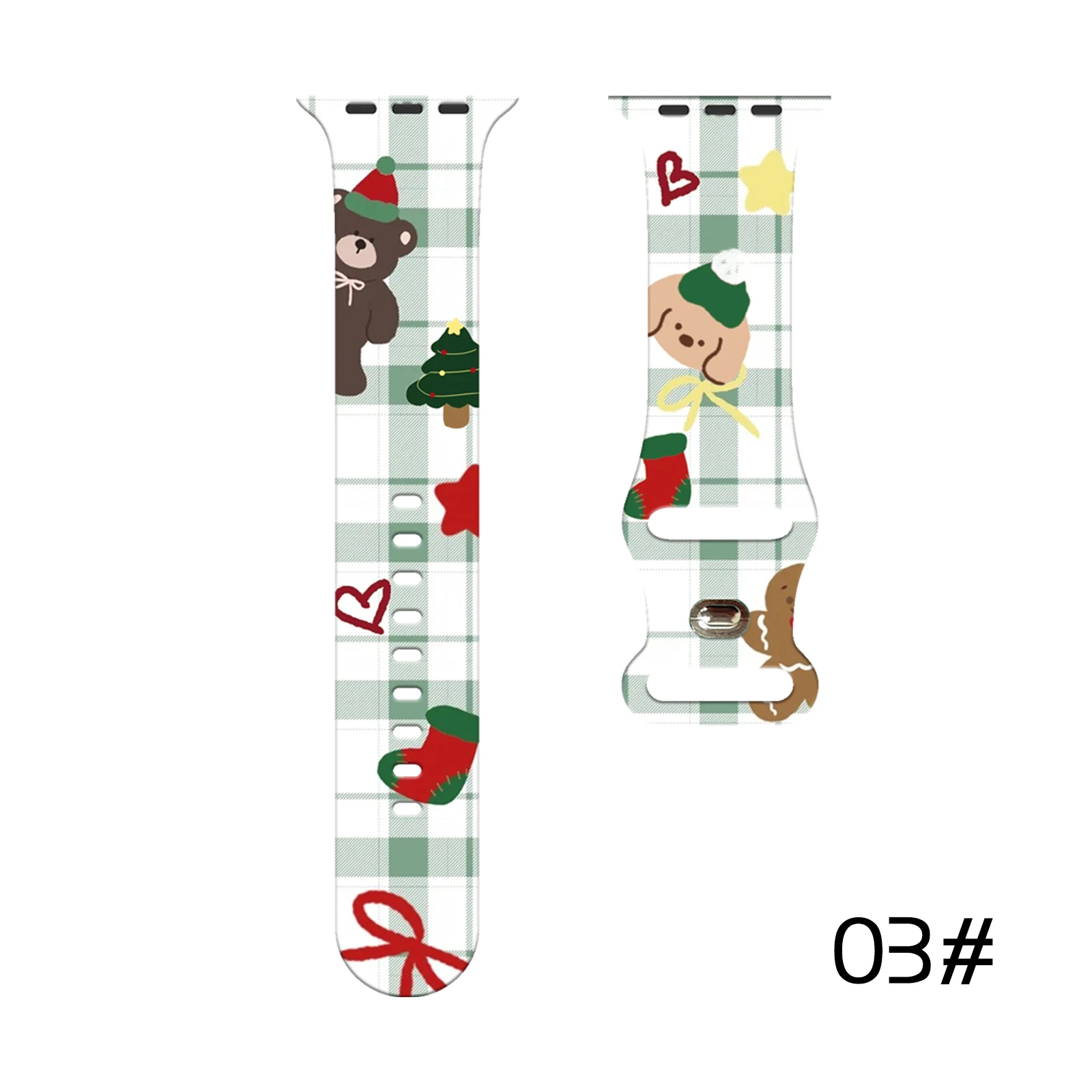 Warm Winter Christmas Silicone Printed Strap for Apple Watch 9 8 7 SE 6 Band Replaceable Bracelet for iWatch 45mm 42mm 41mm
Warm Winter Christmas Silicone Printed Strap for Apple Watch 9 8 7 SE 6 Band Replaceable Bracelet for iWatch 45mm 42mm 41mm