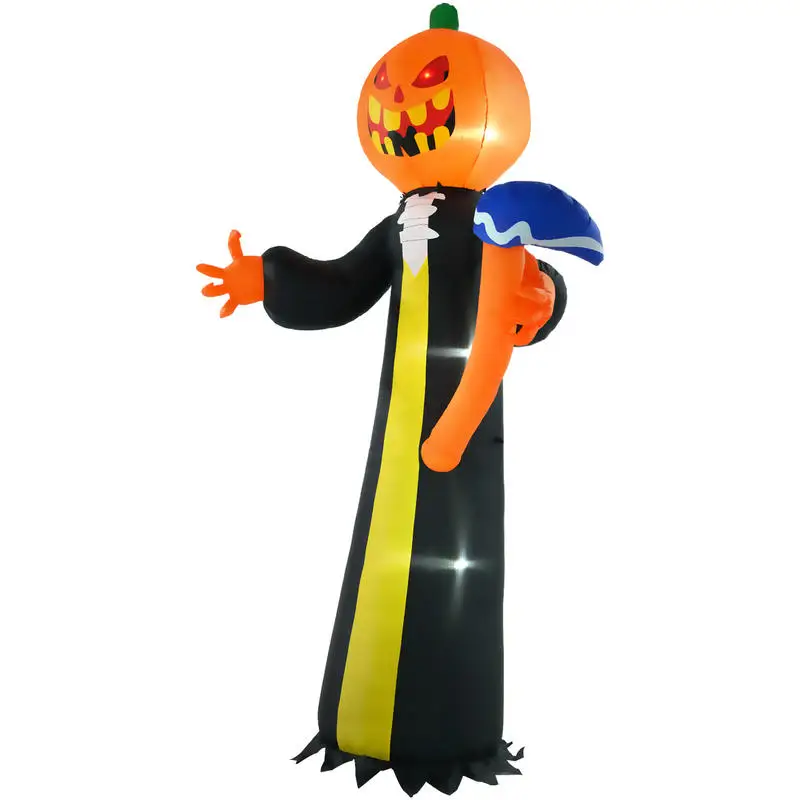HOMCOM 10ft Inflatable Halloween Pumpkin Head Ghost with Hammer, Blow Up LED Display for Garden Indoor Outdoor
HOMCOM 10ft Inflatable Halloween Pumpkin Head Ghost with Hammer, Blow Up LED Display for Garden Indoor Outdoor