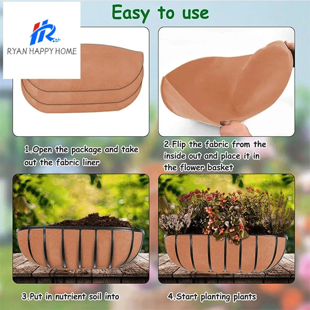 3PCS Felt Plant Basket Liners Hanging Fabric Flower Basket Liners Felt Replacement Coconut Liner For Outdoor Hanging
3PCS Felt Plant Basket Liners Hanging Fabric Flower Basket Liners Felt Replacement Coconut Liner For Outdoor Hanging