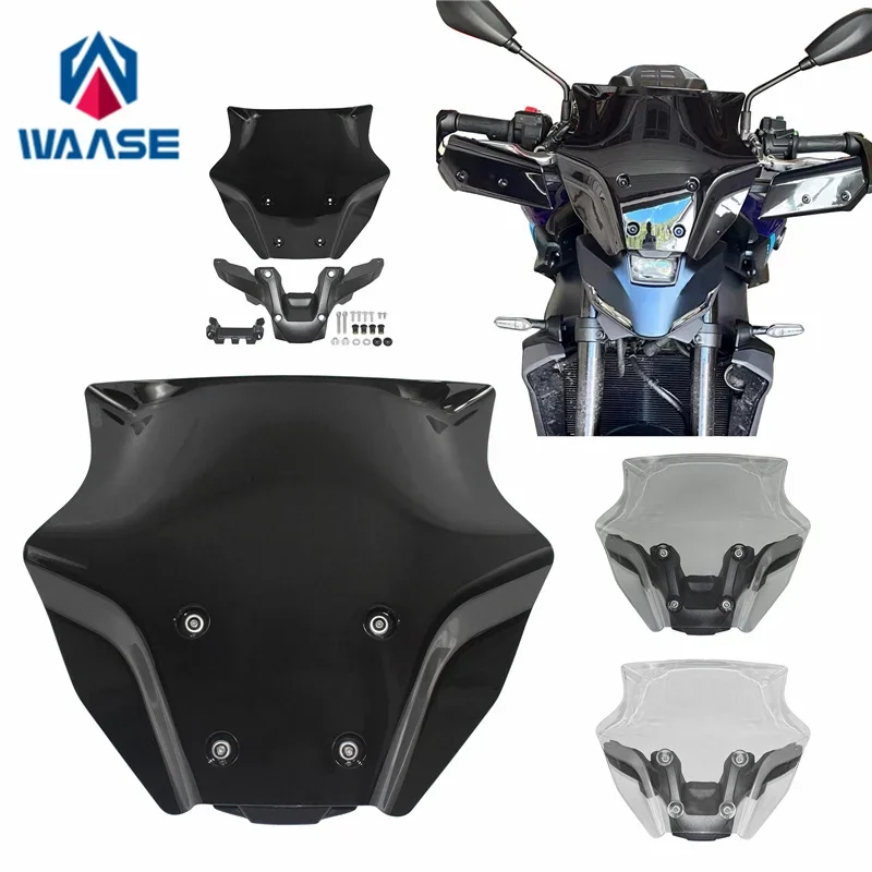 waase For Yamaha MT-09 MT09 SP 2024 Windscreen Windshield Wind Deflector Visor Glass with Bracket
waase For Yamaha MT-09 MT09 SP 2024 Windscreen Windshield Wind Deflector Visor Glass with Bracket