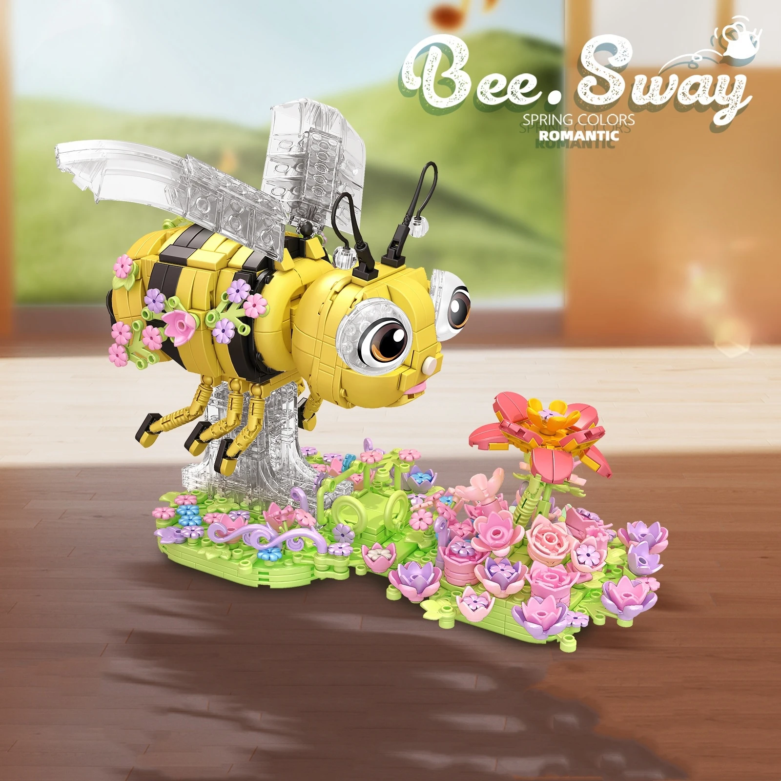 Creative Series Bee Flower Sea Mini Building Block Animal World Insect Life Set Kid Assembly Toy Birthday Gift for Boys and Girl
Creative Series Bee Flower Sea Mini Building Block Animal World Insect Life Set Kid Assembly Toy Birthday Gift for Boys and Girl