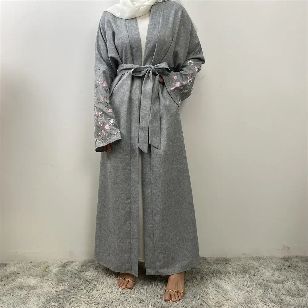 Ramadan Kimono Open Abayas for Women Muslim Embroidery Maxi Dress Dubai Abaya Kaftan Kebaya Caftan Marocain Femme Robe Jalabiya
Ramadan Kimono Open Abayas for Women Muslim Embroidery Maxi Dress Dubai Abaya Kaftan Kebaya Caftan Marocain Femme Robe Jalabiya