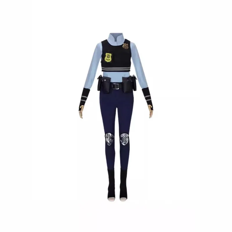 Anime Zootopia Judy Police Bunny Cosplay Costume Movie Cartoon Zootropolis Police Uniform Suit Party Outfit
Anime Zootopia Judy Police Bunny Cosplay Costume Movie Cartoon Zootropolis Police Uniform Suit Party Outfit