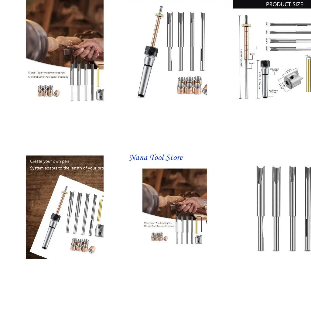 31GJ Turnrel Mandrel Maken Mandrel Pens Wans и держатели ручки обрезка для изготовления запчастей для деревообработков с 
31GJ Turnrel Mandrel Maken Mandrel Pens Wans и держатели ручки обрезка для изготовления запчастей для деревообработков с