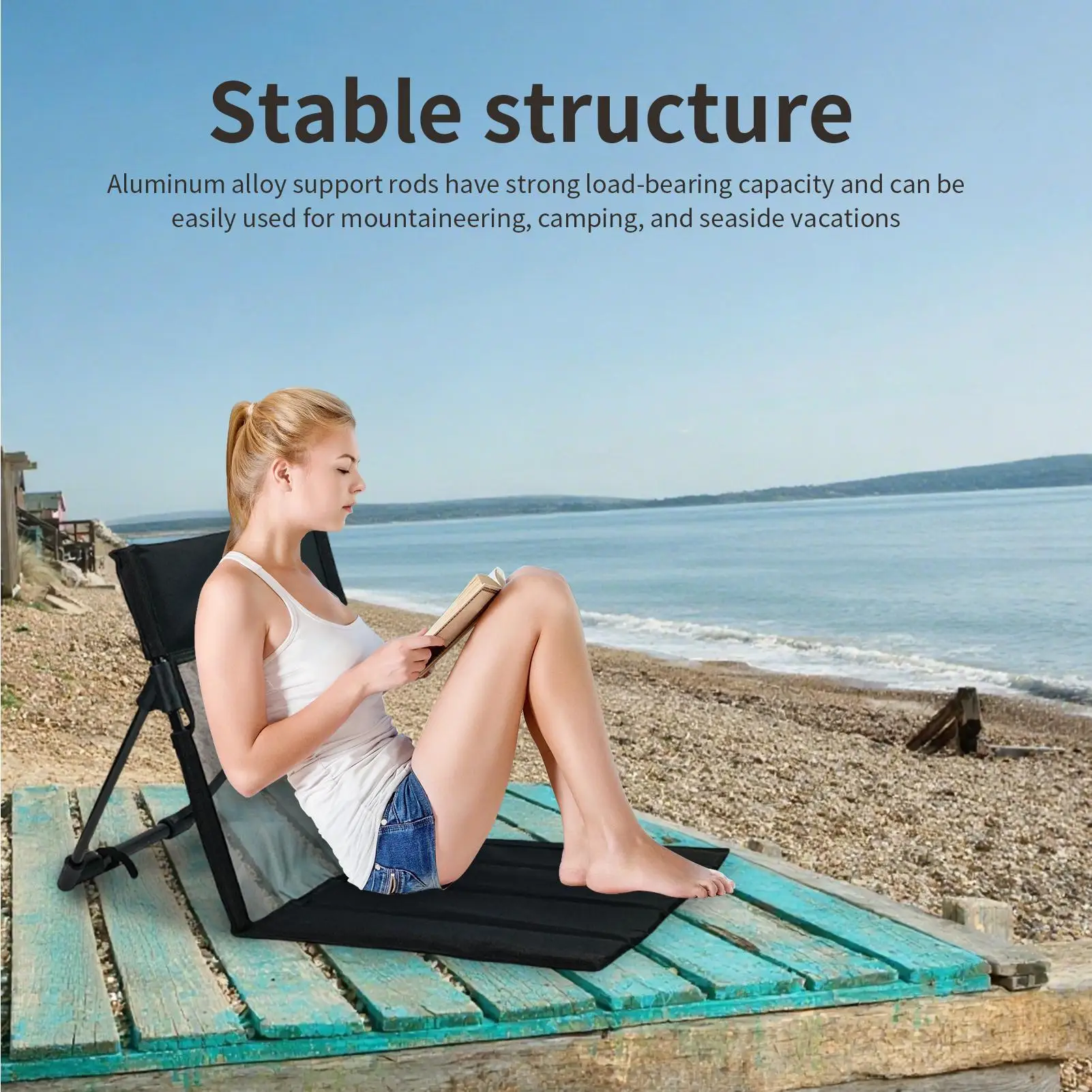 Складной пляжный стул, газонный стул со спинкой, портативное напольное сиденье для автофургона, пешего туризма, патио, путешествий, пляжа, пикника, заднего двора
Складной пляжный стул, газонный стул со спинкой, портативное напольное сиденье для автофургона, пешего туризма, патио, путешествий, пляжа, пикника, заднего двора