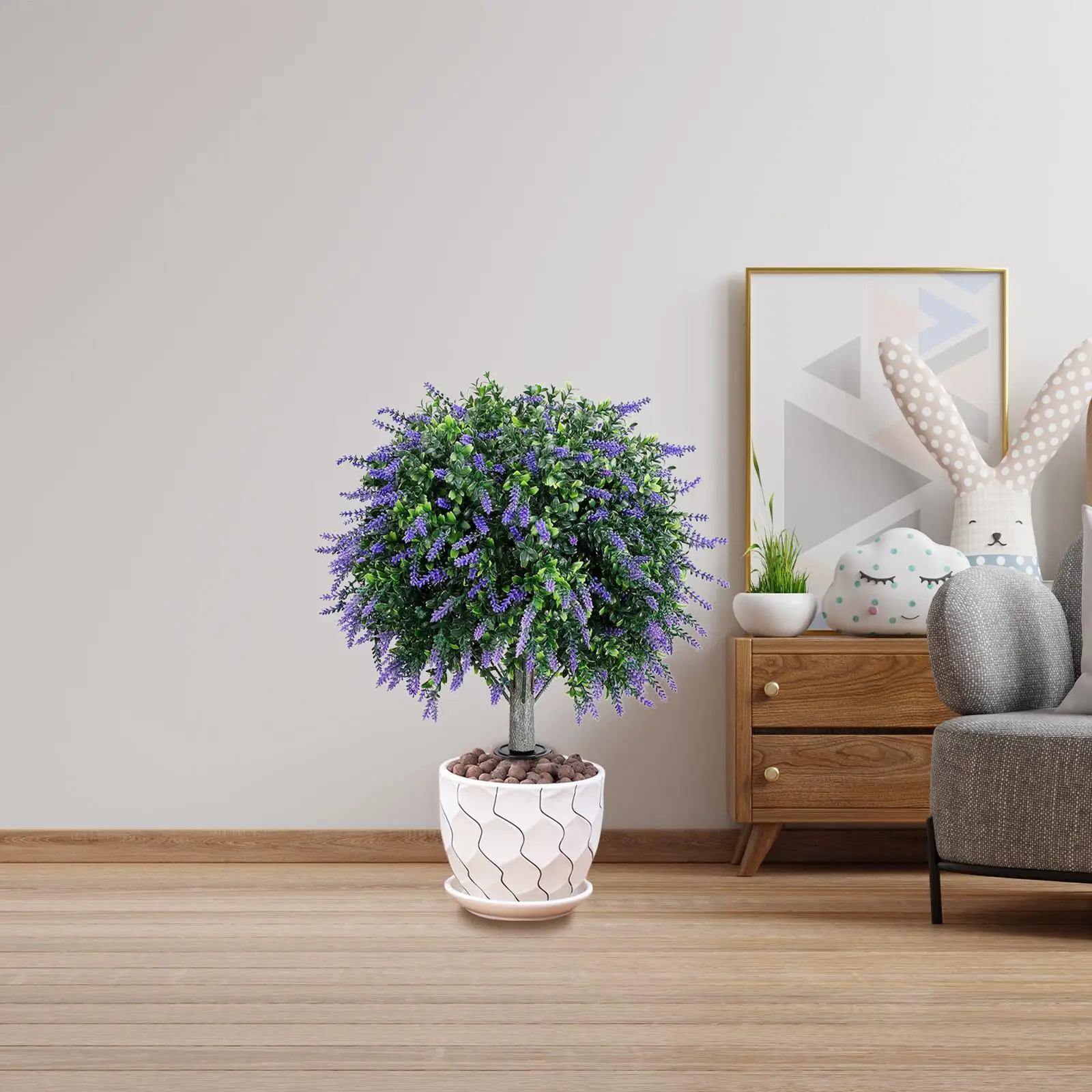 Artificial Lavender Topiary Artificial Plant Garden Stake Fake Lavender Tree Fake Bushes for Porch Garden Backyard Decoration
Artificial Lavender Topiary Artificial Plant Garden Stake Fake Lavender Tree Fake Bushes for Porch Garden Backyard Decoration