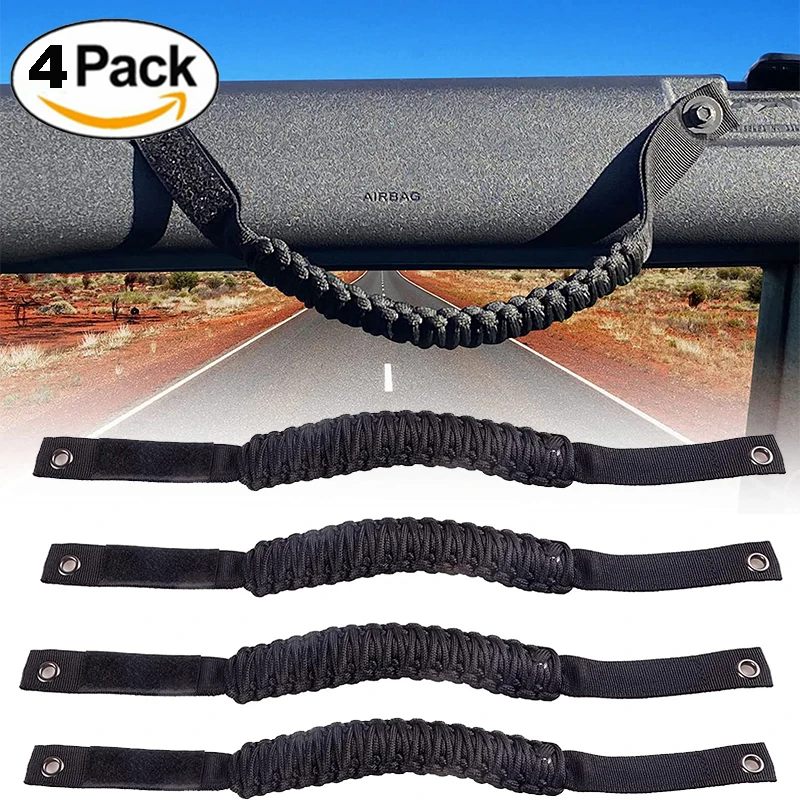 1/2/4pcs Grab Handles For Ford Bronco 2021-2024 Roll Bar Paracord Grip Handles, Ford Bronco Interior Accessories 2 or 4 Door
1/2/4pcs Grab Handles For Ford Bronco 2021-2024 Roll Bar Paracord Grip Handles, Ford Bronco Interior Accessories 2 or 4 Door