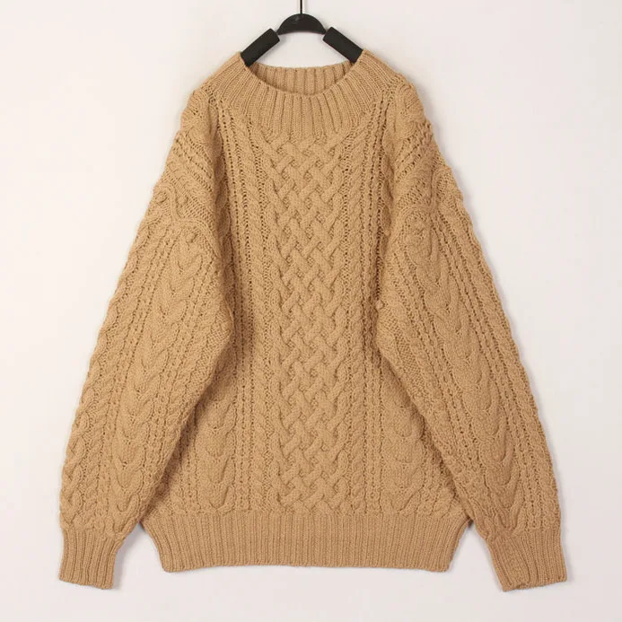 Vintage Autumn Winter Hand Knitted Wool Sweater Women's Open Cardigan Bean Hollow out Design Long Sleeve round Neck Top
Vintage Autumn Winter Hand Knitted Wool Sweater Women's Open Cardigan Bean Hollow out Design Long Sleeve round Neck Top