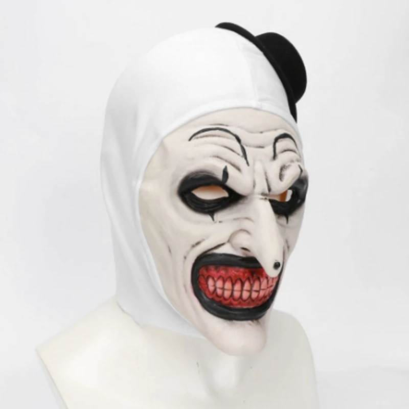 A46T Halloween Terrifier Mask Killer Clown Mask Scary Joker Costume Halloween Horror Creepy Mask for Adult Men Women
A46T Halloween Terrifier Mask Killer Clown Mask Scary Joker Costume Halloween Horror Creepy Mask for Adult Men Women