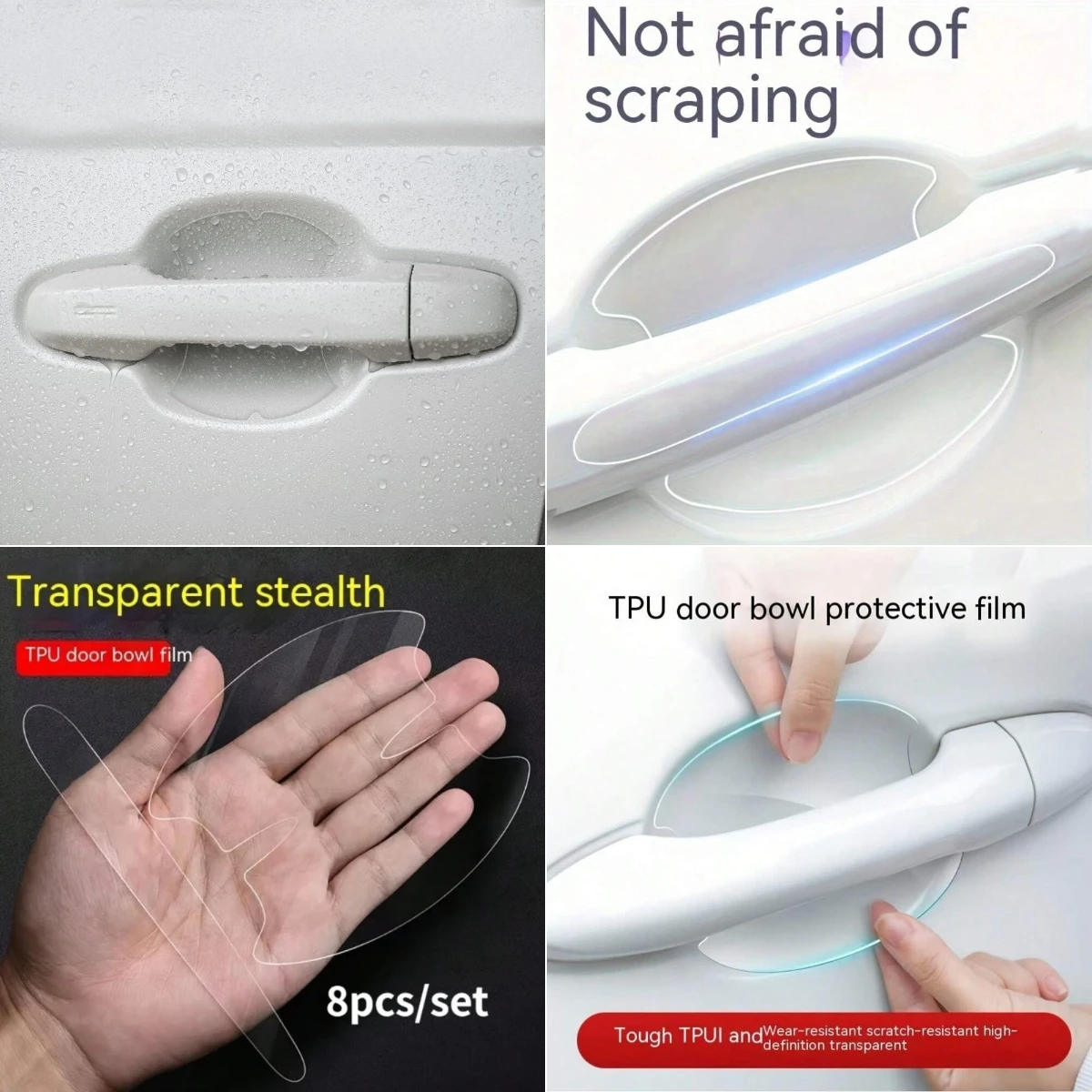 Car Door Bowl Handle Invisible Protective Sticker Auto For Porsche Cayenne Macan 911 Panamera Taycan Boxster Cayman 718 918 Spyd
Car Door Bowl Handle Invisible Protective Sticker Auto For Porsche Cayenne Macan 911 Panamera Taycan Boxster Cayman 718 918 Spyd