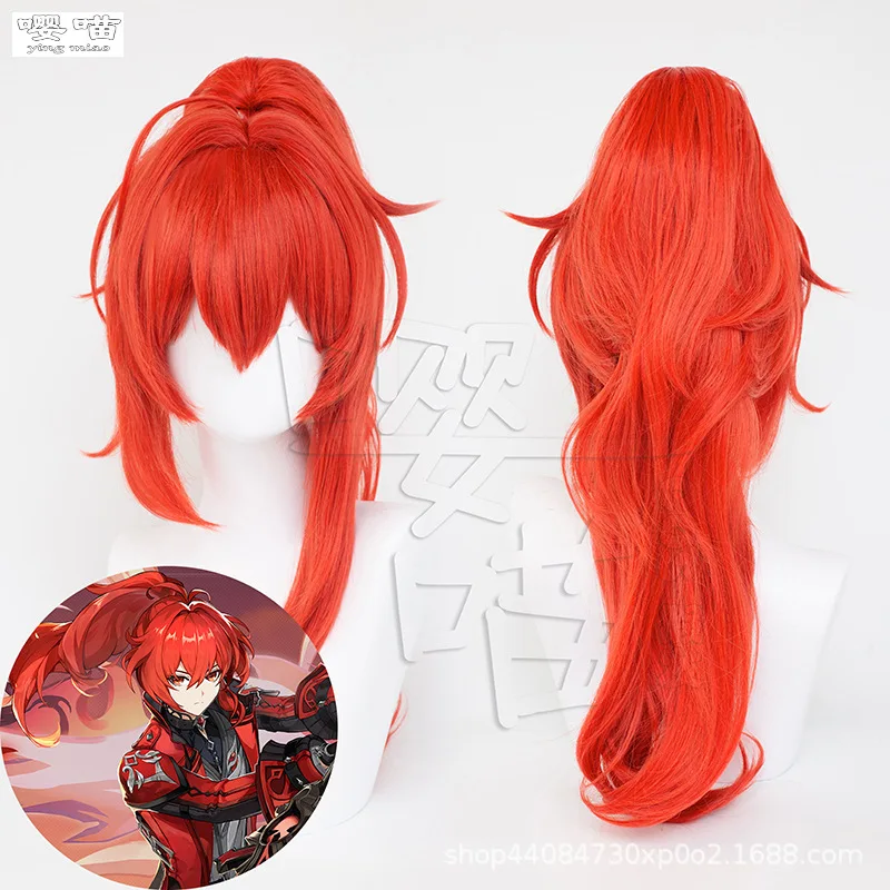 Diluc Cosplay Wig Game Genshin Impact 65CM Orange Red High Ponytail Heat Resistant Synthetic Hair Anime Cosplay Diluc Wigs Party
Diluc Cosplay Wig Game Genshin Impact 65CM Orange Red High Ponytail Heat Resistant Synthetic Hair Anime Cosplay Diluc Wigs Party