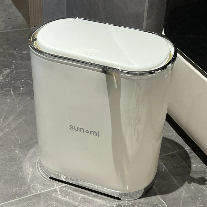 Trash Can Light Luxury Bathroom with Cover Home Push Toilet Crack Living Room Bedroom
Trash Can Light Luxury Bathroom with Cover Home Push Toilet Crack Living Room Bedroom