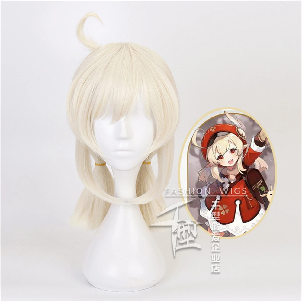Klee Cosplay Blonde Pigtails Wig Klee Heat Resistant Synthetic Hair Halloween Party Wigs + Wig Cap
Klee Cosplay Blonde Pigtails Wig Klee Heat Resistant Synthetic Hair Halloween Party Wigs + Wig Cap