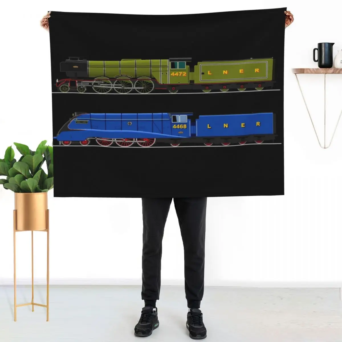Flying Scotsman and the Mallard Throw Blanket Fade Resistant Durable Throw Blanket
Flying Scotsman and the Mallard Throw Blanket Fade Resistant Durable Throw Blanket