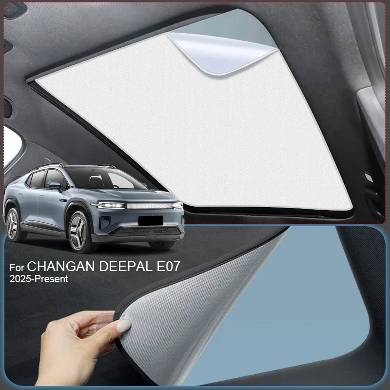 Car Suede Fabric Anti-uv Electrostatic Adsorption Sunroof Sunshade Auto Heat Insulation SkylightFor CHANGAN DEEPAL E07 2025-2026
Car Suede Fabric Anti-uv Electrostatic Adsorption Sunroof Sunshade Auto Heat Insulation SkylightFor CHANGAN DEEPAL E07 2025-2026
