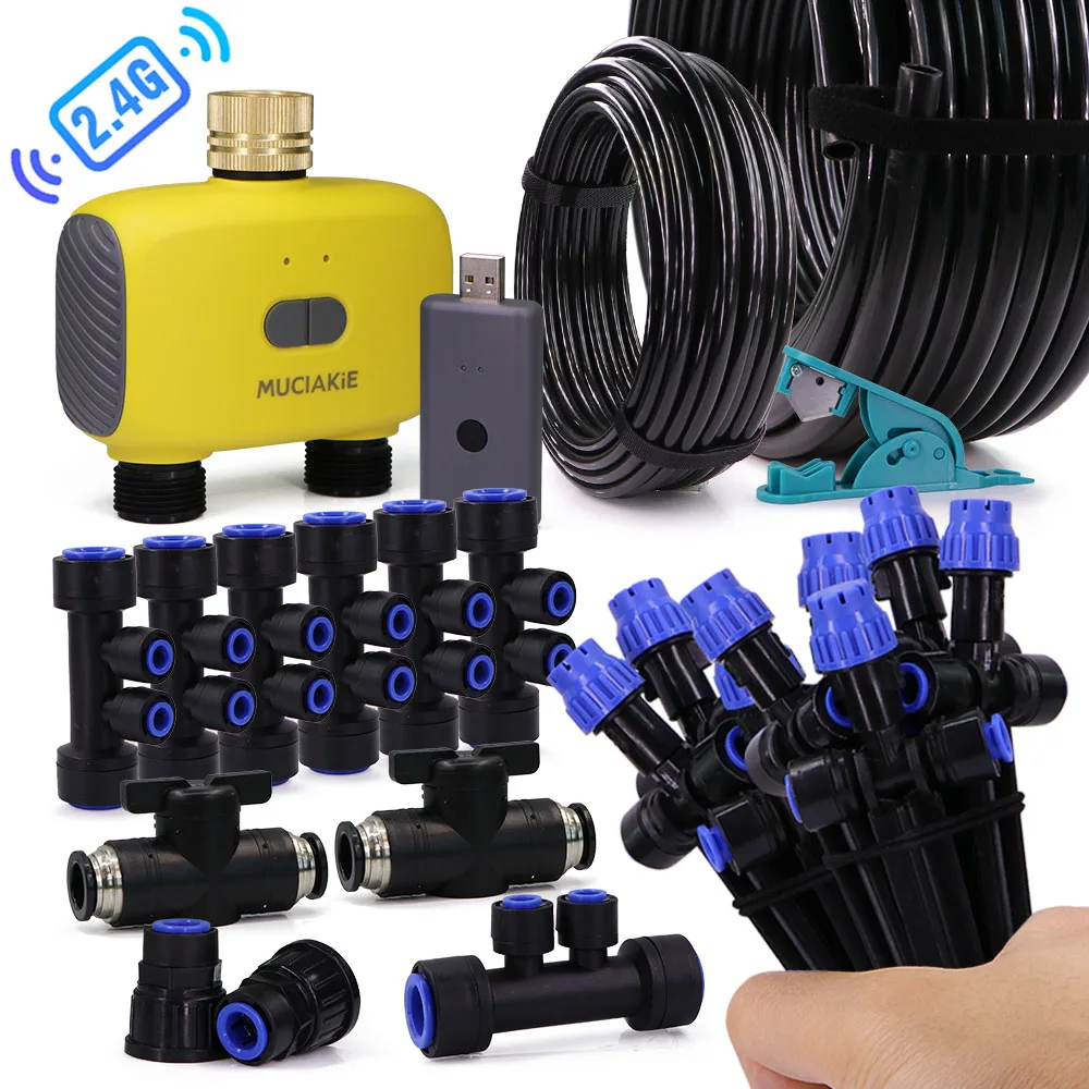 Автоматический ирригационный комплект 3/8 дюйма с таймером воды WIFI 360° ° Регулируемые разбрызгиватели с 8 отверстиями для полива садовых растений на открытом воздухе
Автоматический ирригационный комплект 3/8 дюйма с таймером воды WIFI 360° ° Регулируемые разбрызгиватели с 8 отверстиями для полива садовых растений на открытом воздухе