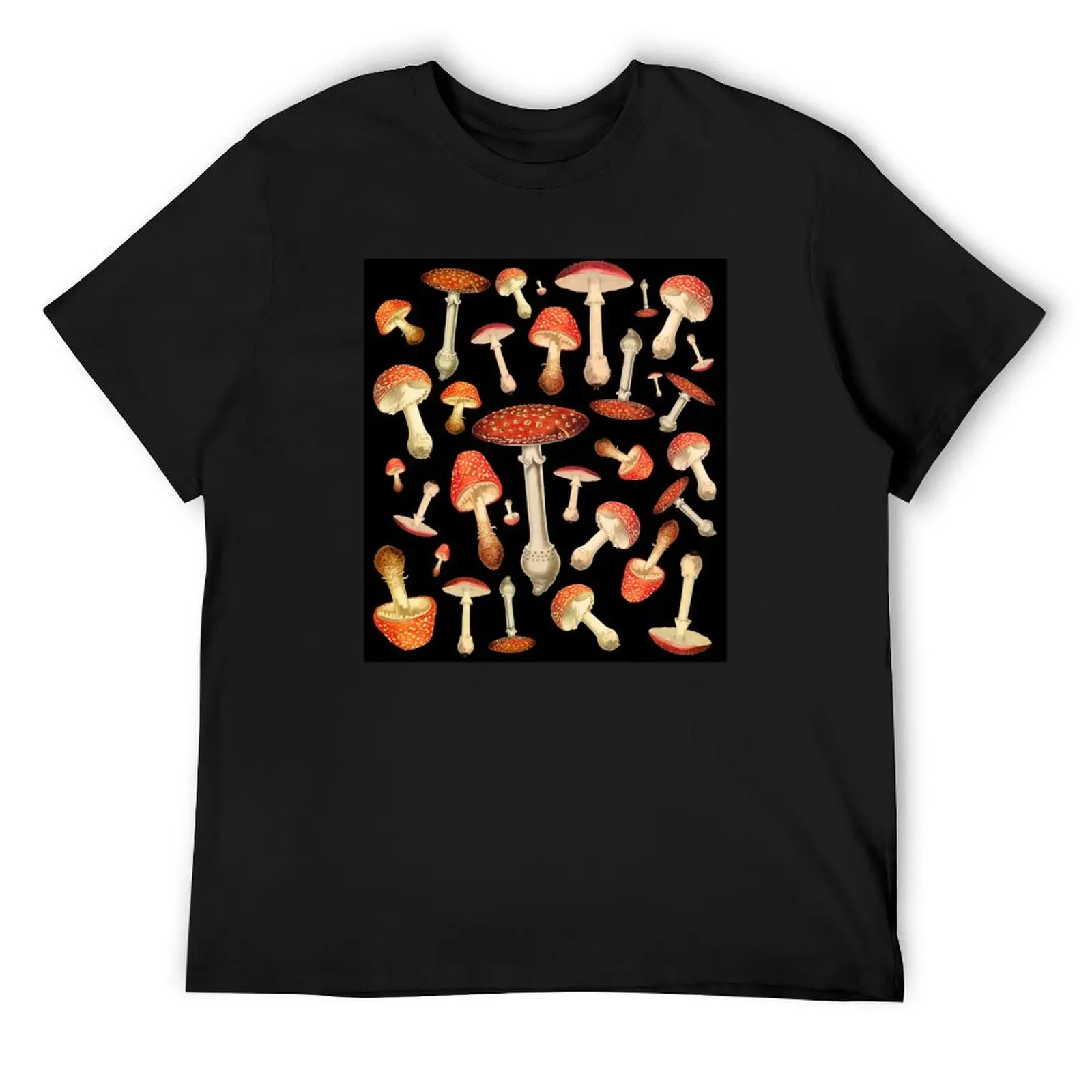 Fly Agaric Pattern - Black Background T-Shirt anime tshirt tees summer top men t shirts
Fly Agaric Pattern - Black Background T-Shirt anime tshirt tees summer top men t shirts