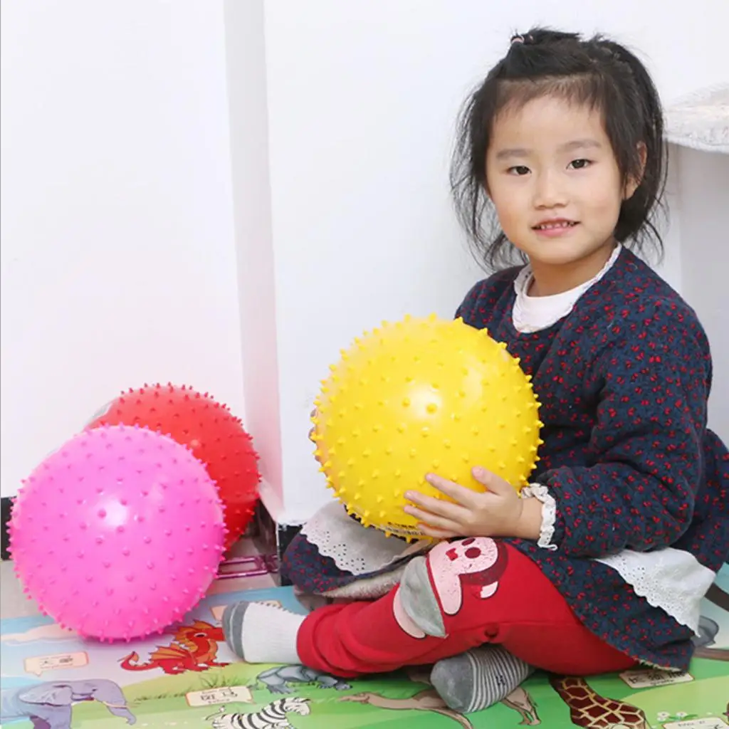 Spiky Bouncy Ball Tactile Massage Ball Sensory Balls Outdoor PVC Sport Play Toy for Kids Exercise Fun
Spiky Bouncy Ball Tactile Massage Ball Sensory Balls Outdoor PVC Sport Play Toy for Kids Exercise Fun