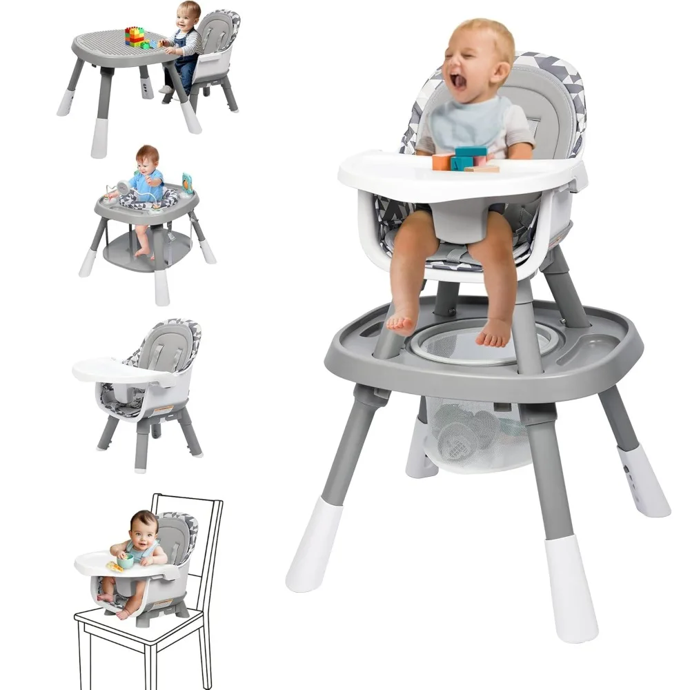 Convertible High Chair, Booster Seat | Building Block Table | Toddler Chair W/Removable Tray &5-Point Harness &2-Layer Cushion
Convertible High Chair, Booster Seat | Building Block Table | Toddler Chair W/Removable Tray &5-Point Harness &2-Layer Cushion