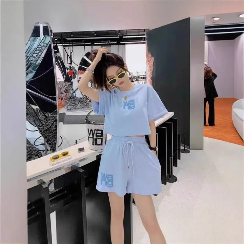 Summer New Cross-Border Casual Sports Wear Set for Women, Fashionable Youthful Street Style Fitness Running Student Two-Piece Se
Summer New Cross-Border Casual Sports Wear Set for Women, Fashionable Youthful Street Style Fitness Running Student Two-Piece Se