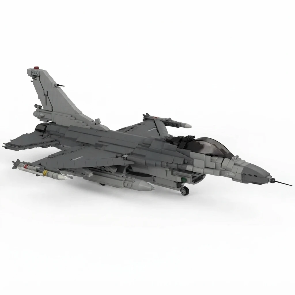 MOC F-16C Fighting Falcon Fighter Jet Building Blocks 1801PCS Military Airplane Technical Aircraft DIY Bricks Toy Boys Gift
MOC F-16C Fighting Falcon Fighter Jet Building Blocks 1801PCS Military Airplane Technical Aircraft DIY Bricks Toy Boys Gift