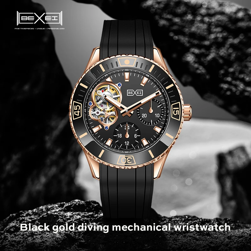 Новинка 2023 года BEXEI 9253, керамические круглые часы для дайвинга, механические мужские часы с автоматическим механизмом, сапфировое стекло, часы в деловом стиле
Новинка 2023 года BEXEI 9253, керамические круглые часы для дайвинга, механические мужские часы с автоматическим механизмом, сапфировое стекло, часы в деловом стиле