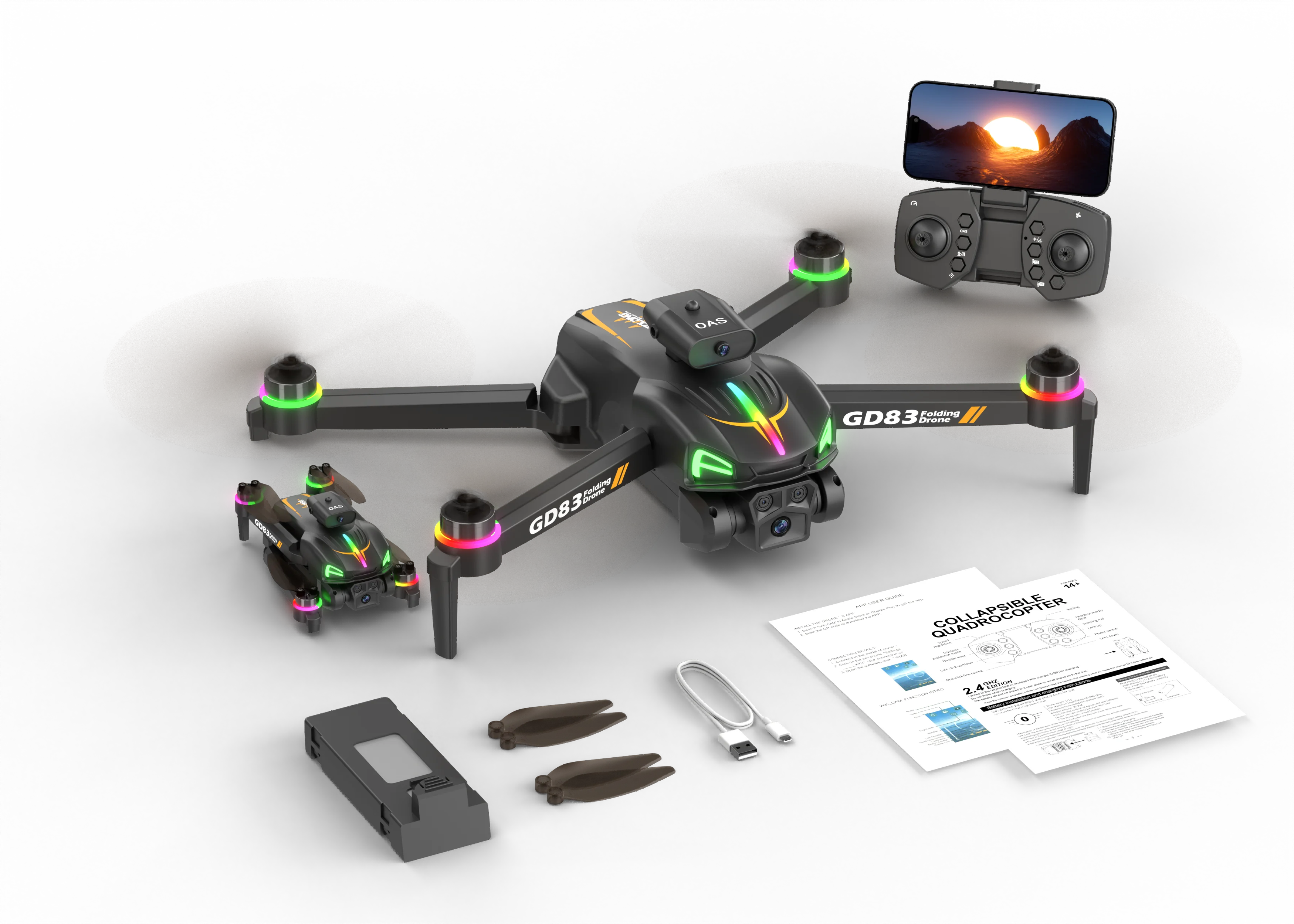 Global Drone GD83 Mini RC Drone, 2.4G 4CH 6-осевой гироскоп, безголовый режим, 360° ° Флип-квадрокоптер с дистанционным управлением, идеальный подарок для детей
Global Drone GD83 Mini RC Drone, 2.4G 4CH 6-осевой гироскоп, безголовый режим, 360° ° Флип-квадрокоптер с дистанционным управлением, идеальный подарок для детей