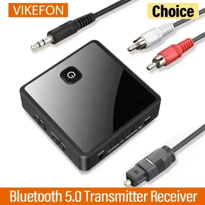 Wireless Audio Adapter Bluetooth 5.0 Transmitter Receiver Aptx Low Latency 3.5mm AUX Jack Optical SPDIF For PC TV Car Speaker
Wireless Audio Adapter Bluetooth 5.0 Transmitter Receiver Aptx Low Latency 3.5mm AUX Jack Optical SPDIF For PC TV Car Speaker