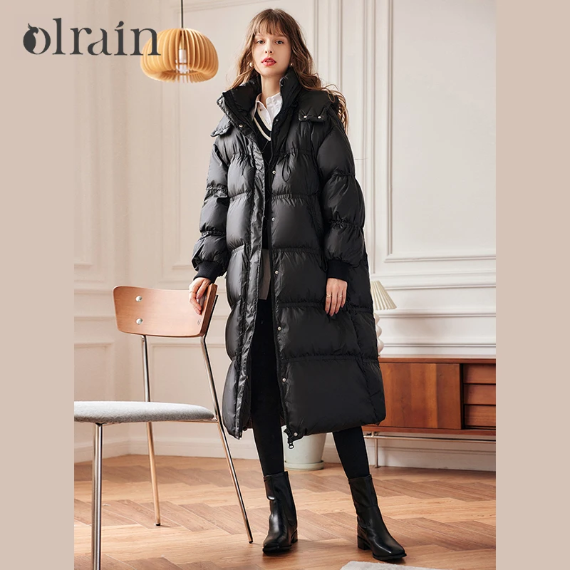 OLrain Women's Long Down Coats 2026 Winter New Collection Hooded Loose Fit Down Jackets Warm Solid Ladies Clothes O21DY59239
OLrain Women's Long Down Coats 2026 Winter New Collection Hooded Loose Fit Down Jackets Warm Solid Ladies Clothes O21DY59239