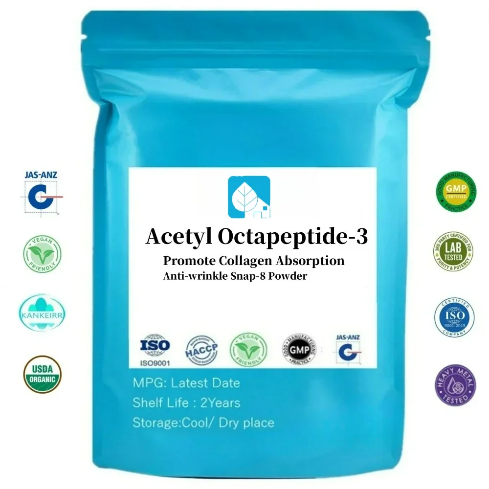 Cosmetic Acetyl Octapeptide-3 Powder Snap-8 Peptide Promote Collagen Absorption Anti-wrinkle
Cosmetic Acetyl Octapeptide-3 Powder Snap-8 Peptide Promote Collagen Absorption Anti-wrinkle
