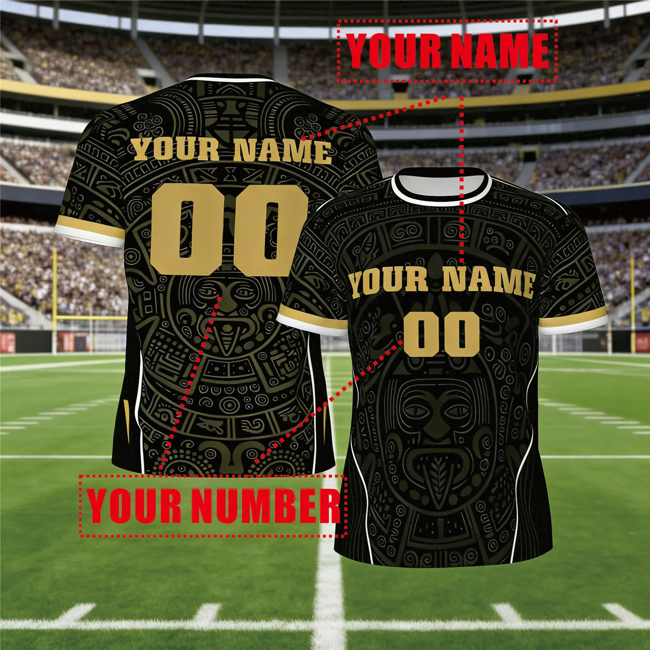 Custom Crew Neck Soccer Jersey T-shirt Men's and Women's Personalized Printed Name Number Logo Comfortable Breathable Sportswear
Custom Crew Neck Soccer Jersey T-shirt Men's and Women's Personalized Printed Name Number Logo Comfortable Breathable Sportswear