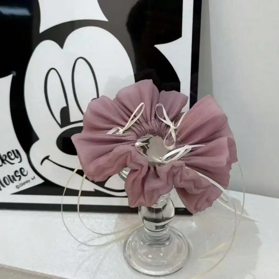 Korean Style Ballet Style Ribbon Bow Large Intestine Hair Tie Sweet And Versatile Gauze Tied Hair Rope Temperament Girl Hair Tie
Korean Style Ballet Style Ribbon Bow Large Intestine Hair Tie Sweet And Versatile Gauze Tied Hair Rope Temperament Girl Hair Tie