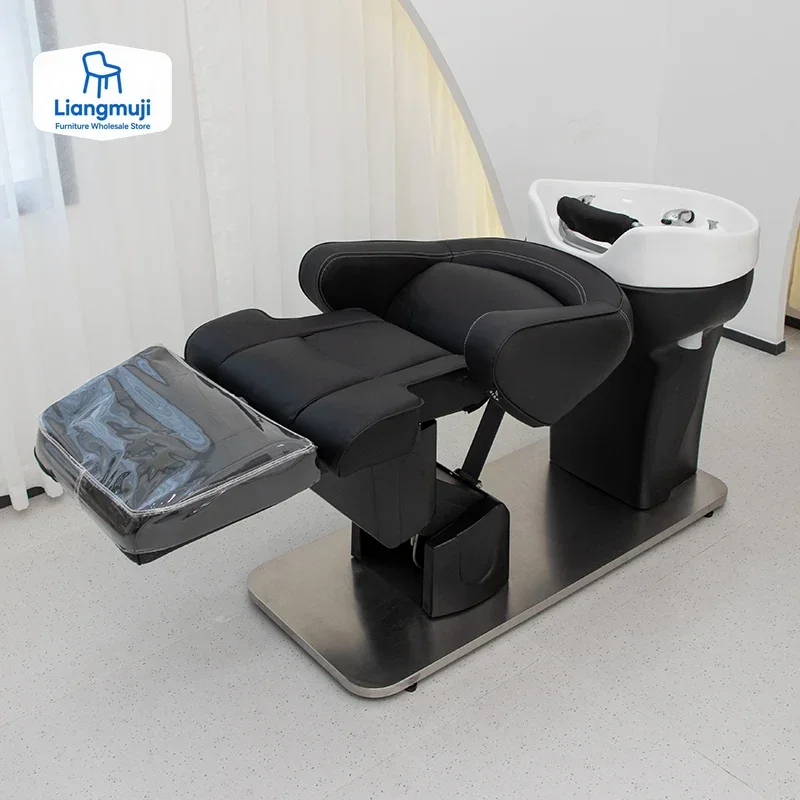 Luxury Barber Shop Shampoo Chairs Dedicated Electric Lifting Bed Shampoo Chairs Hair Salon Fotel Fryzjerski Spa Furniture QF50SC
Luxury Barber Shop Shampoo Chairs Dedicated Electric Lifting Bed Shampoo Chairs Hair Salon Fotel Fryzjerski Spa Furniture QF50SC