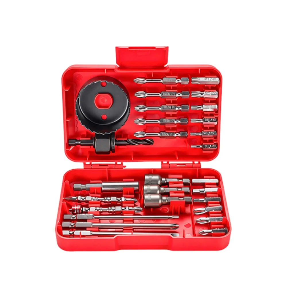 27/35/39Pcs Bits Drill Bits Set Hexagon Bits Storage Case Screwdriver Bits Set Hole Bit Heavy Duty Impact Driver Bits
27/35/39Pcs Bits Drill Bits Set Hexagon Bits Storage Case Screwdriver Bits Set Hole Bit Heavy Duty Impact Driver Bits