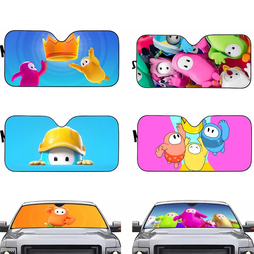 Game F-Fall Guys Sun Visor Car Windshield Sun Shade UV Protection Foldable Heat Insulation Universal Auto Cover
Game F-Fall Guys Sun Visor Car Windshield Sun Shade UV Protection Foldable Heat Insulation Universal Auto Cover