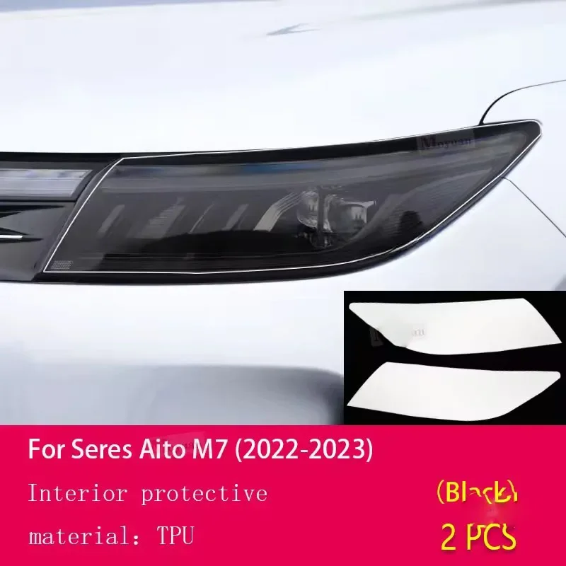 For Seres Aito M7 2022-2023 Car Headlight Protective Film Front Light Transparent Black TPU Anti-scratch Sticker Accessories PPF
For Seres Aito M7 2022-2023 Car Headlight Protective Film Front Light Transparent Black TPU Anti-scratch Sticker Accessories PPF